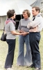 12.c  Open Day at Sek Kong<br/>Muriel Ritchie chatting to Mary and Bob Brown