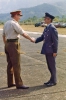 09. Flt Lt Dave Ritchie Receiving his Observer Crewman Brevet from General Archer