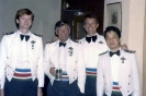 28 Flt Lt Stewart Park, Air Cdre Ross Penlington, Sqn Ldr Leo Murray & Flt Lt Peter Larm