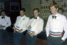 38. Flt Lt Johnny Lee, Plt Off Geoff Smith, Flt Lts Ceri Harris QFI & Stewart Park