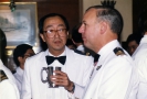 20. Flt Lt George Chao and Air Cdre Spike Milligan.